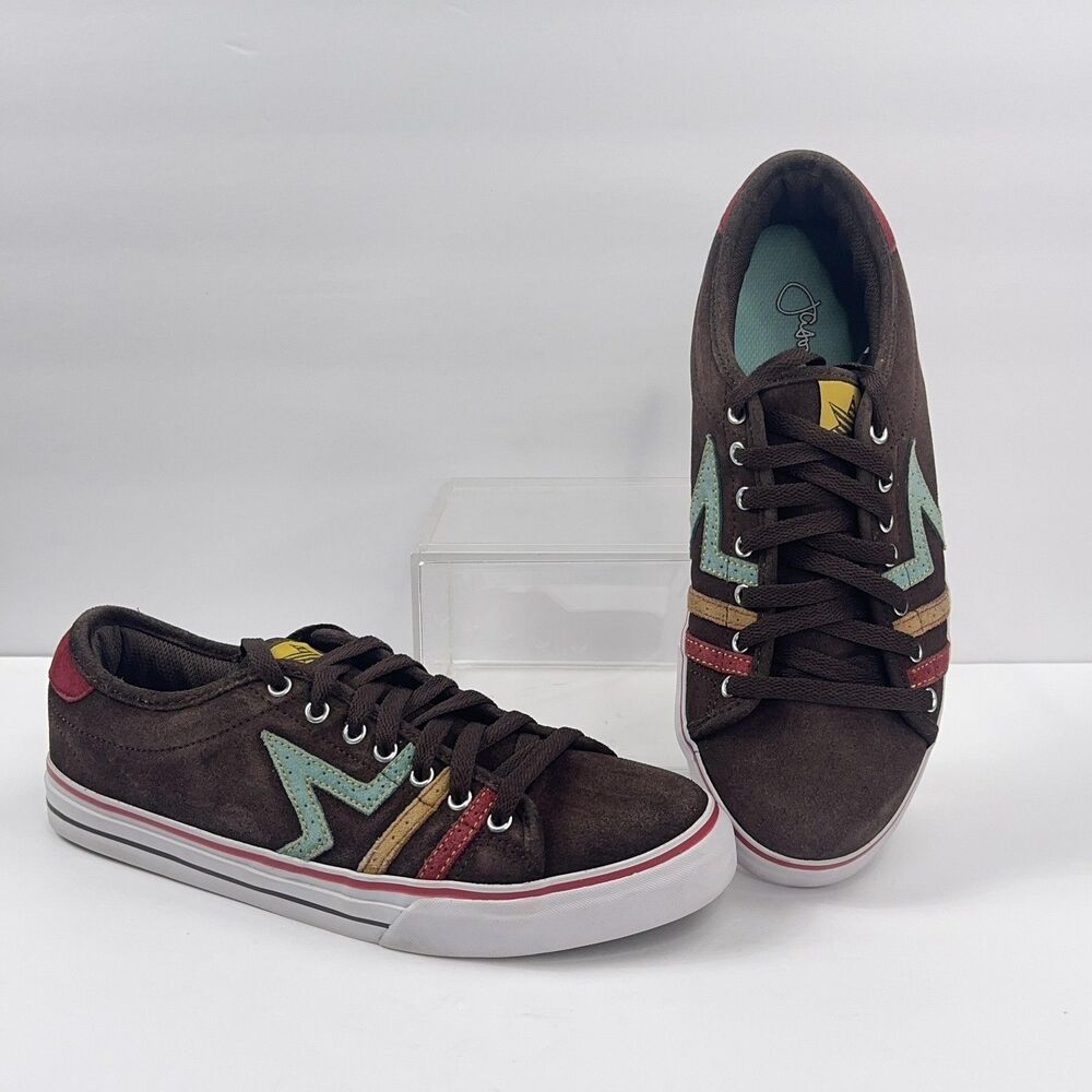 Dekline Jason Lee Bodega Sneakers Men’s 10.5 Brown Suede Leather Skate Shoes Low